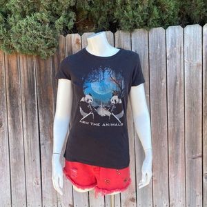 Arm The Animals Panda Screenprint Tee